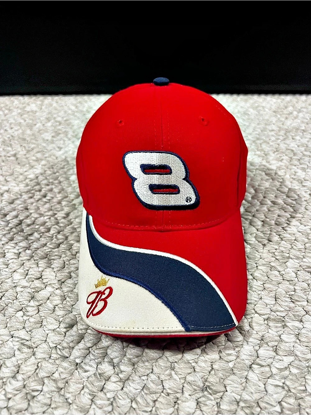 Winners Circle Dale Earnhardt Jr #8 NASCAR Racing Hat Cap Red One Size
